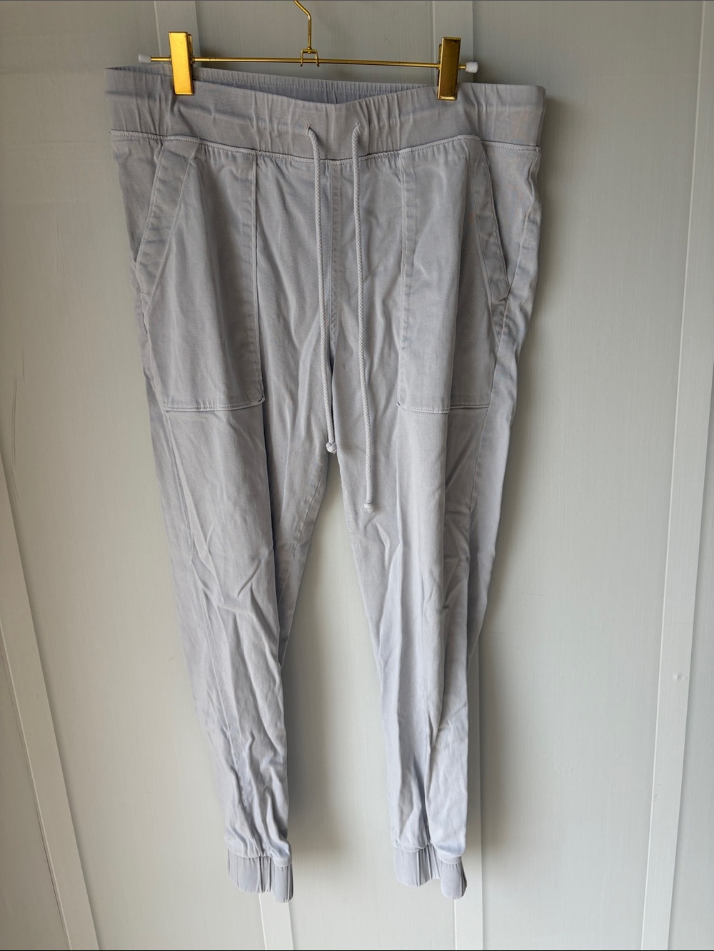 Light Gray Women’s Drawstring Jogger Pants